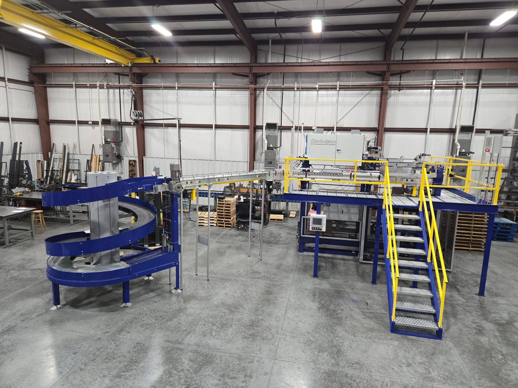 Palletizer machine built by Senihcam