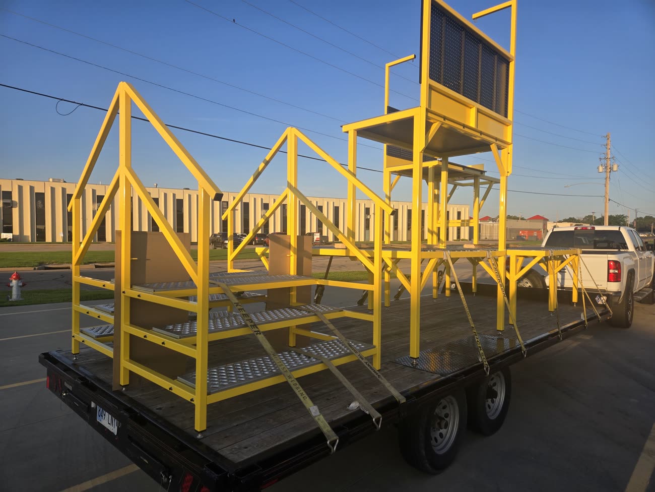 Welded structural steel truss assembly
